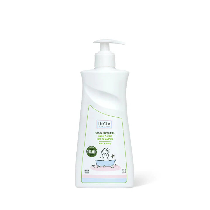 INCIA Natural Baby & Kids Shampoo without Sulfates and Parabens