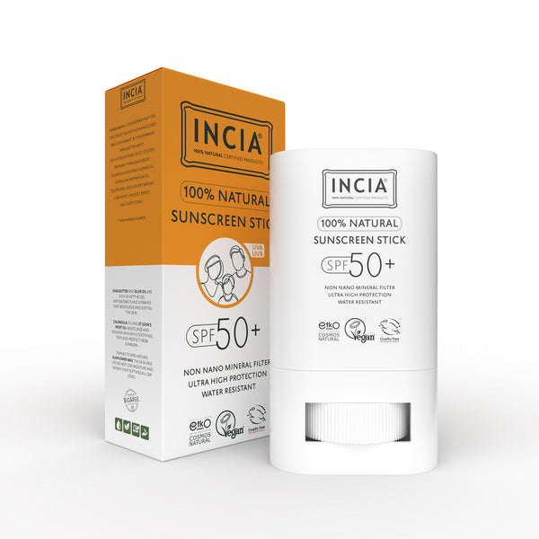 INCIA Sunscreen Stick SPF 50+ With Mineral Filters