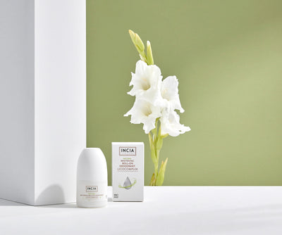 INCIA Natural Whitening Roll On Deodorant for Dark Armpits