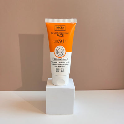 INCIA Natural Sunscreen for Face SPF50