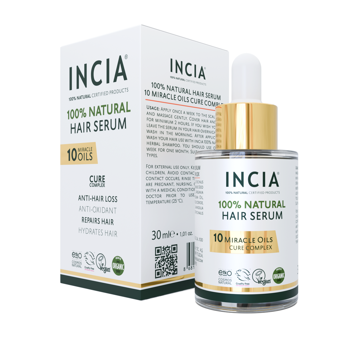 INCIA Natural Hair Serum