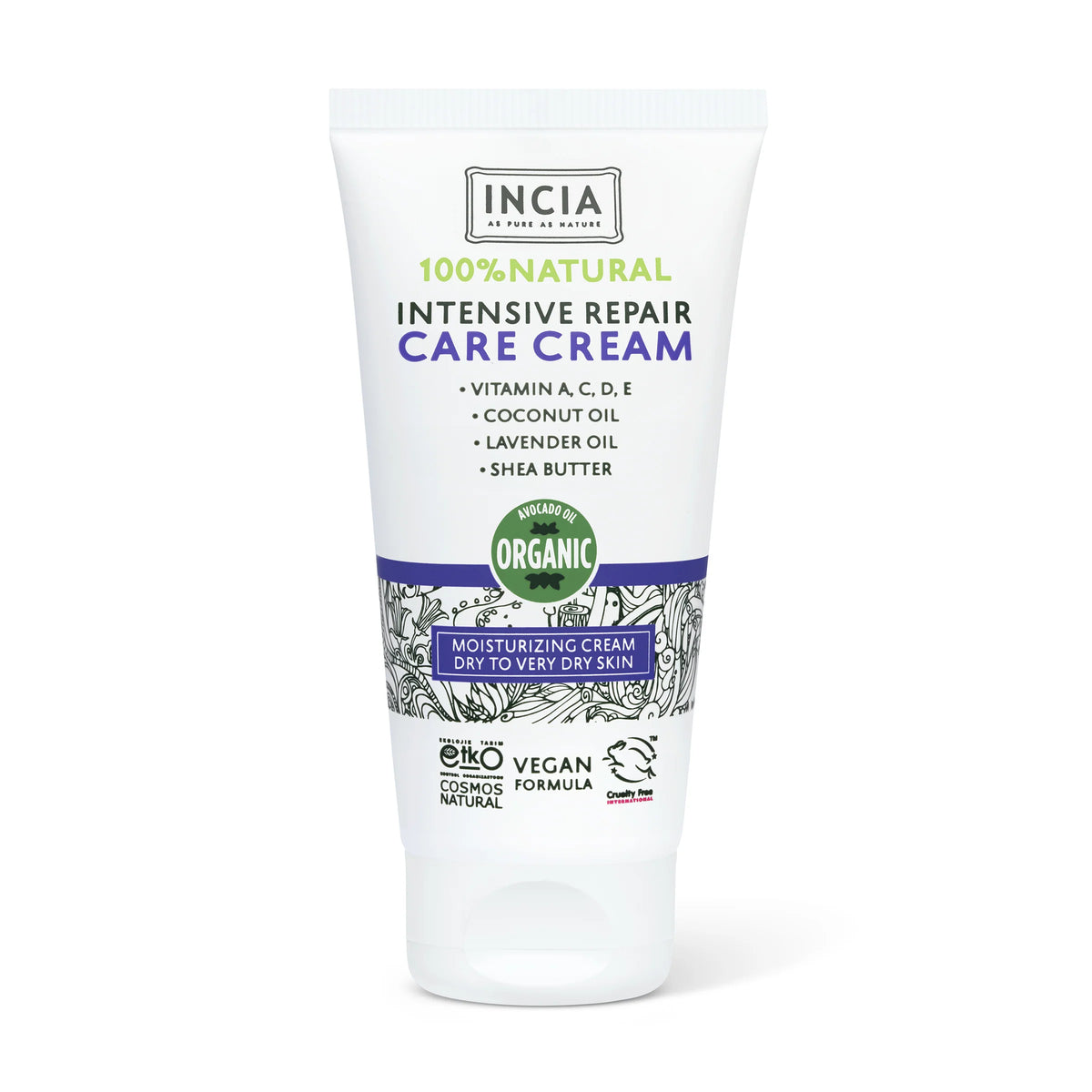 INCIA Intensive Repair Care Cream for Dry Skin
