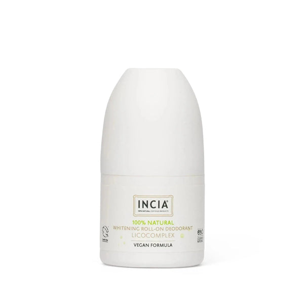 INCIA Natural Whitening Roll On Deodorant for Dark Armpits