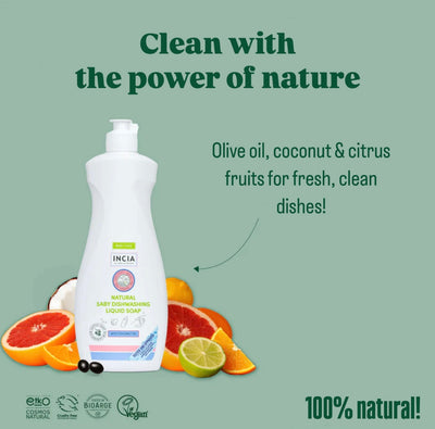 INCIA Natural Dishwashing Soap