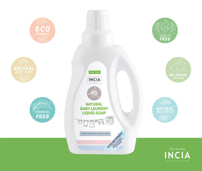 INCIA Natural Baby Laundry Liquid Soap